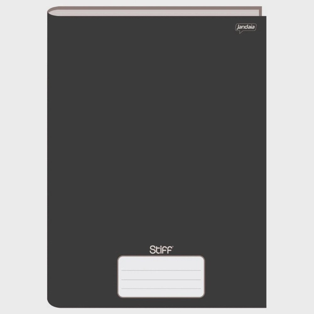Caderno broch univ stiff preto 96f - ref 6377377