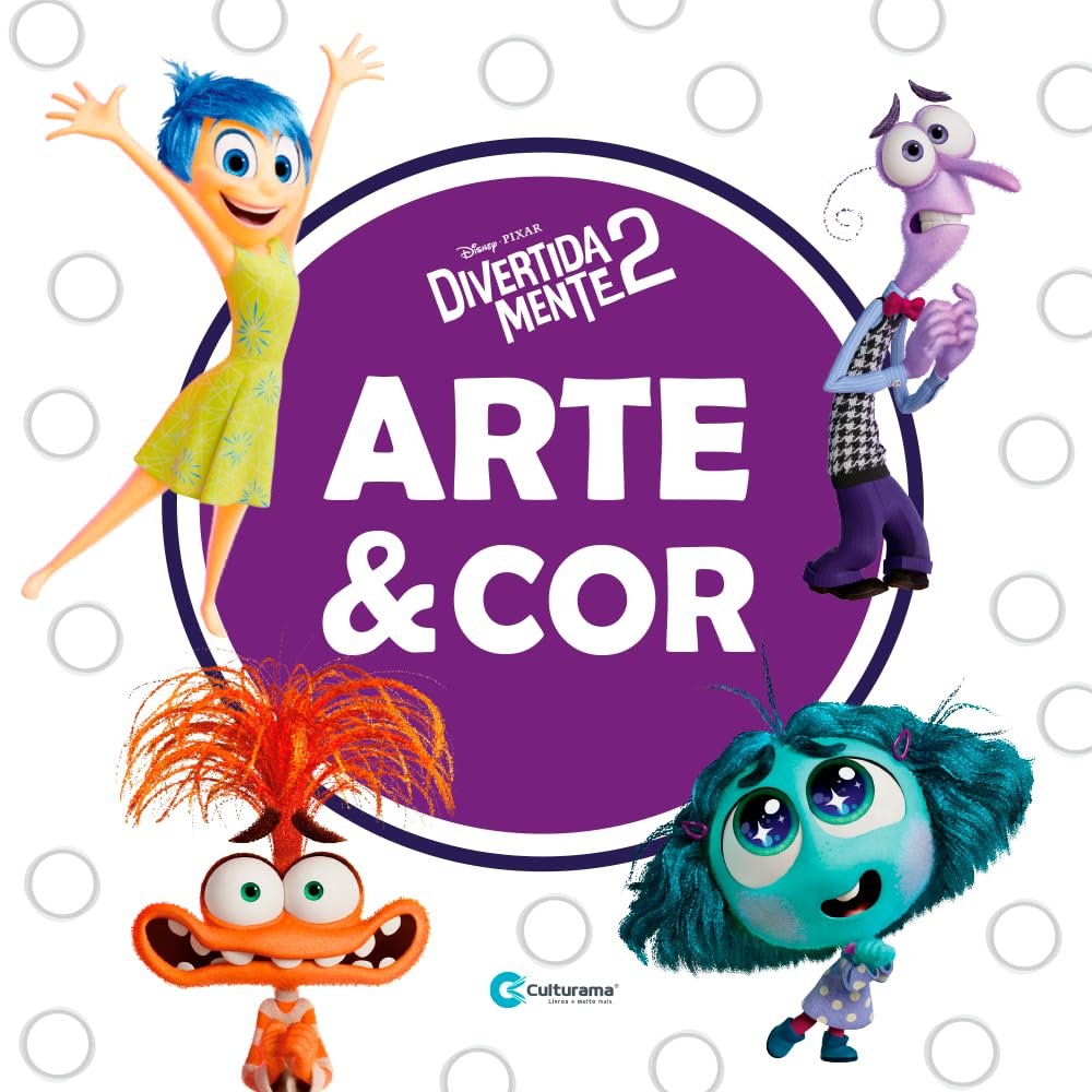 Arte e cor divertida mente 2